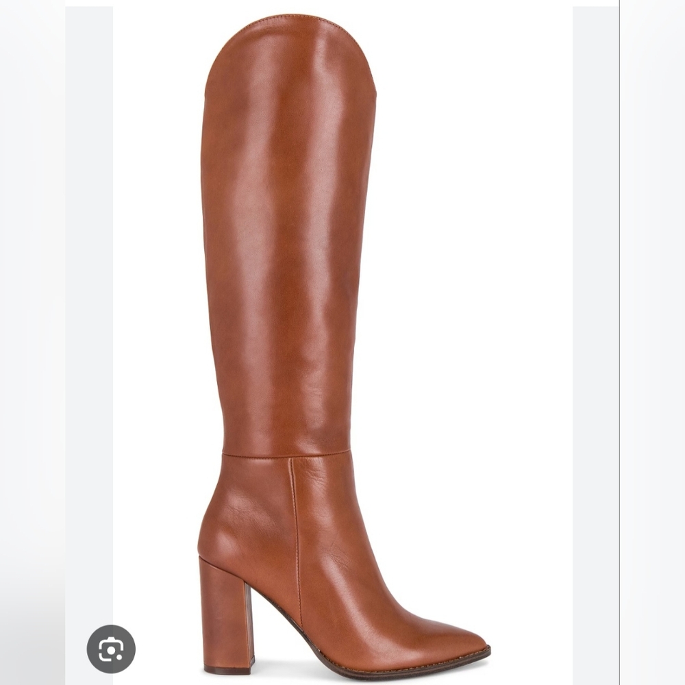 Steve Madden Bixby Boot in Cognac Leathern